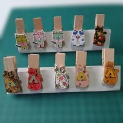 ハンドメイド　猫クリップのサムネイル