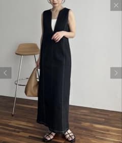 CAPRICIEUX LE'MAGE Iラインデニムワンピースのサムネイル
