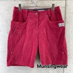 Munsingwear マンシングウェア ベロア地 ショートパンツ 9のサムネイル