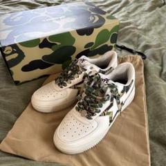 A BATHING APE BAPE STA カモフラージュシューズ　24センチ A BATHING APE BAPE STA カモフラージュシューズ 24センチ