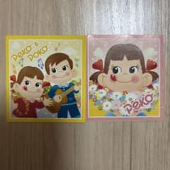 不二家 ペコちゃん シール 2枚セット 平成レトロのサムネイル