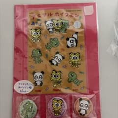 アニマルホイクエン 缶バッジ3種 ステッカーセットのサムネイル