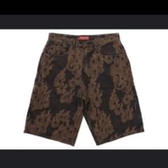 supreme Flames Jacquard Baggy DenimShort - メルカリ