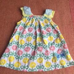 マッシュルームさま専用です☺︎プチジャム 花柄チュニック 110のサムネイル