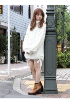 dazzlin シュガータートルニットチュニック ニットワンピースのサムネイル