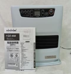 トヨトミ　LC-332　石油ファンヒーター　2021年製　マットホワイト トヨトミ LC-332 石油ファンヒーター 2021年製 マットホワイト 美品