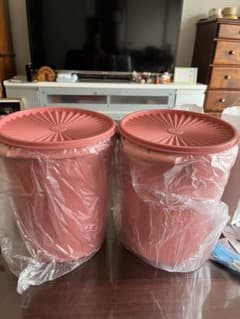 タッパウエア保存容器　2つセット未使用のサムネイル