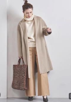 UNITED ARROWS リバー テーラード コート36ベージュ - メルカリ