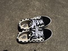 VANS Old Skool Platform チェッカーボード スニーカーのサムネイル
