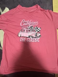 ピンク California プリント 半袖Tシャツのサムネイル