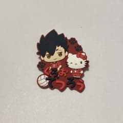ハイキュー!!×サンリオキャラクターズ ラバーバッジvol.2 黒尾鉄朗