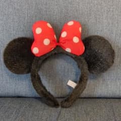 【美品】ミニーちゃん　カチューシャ　ディズニーランド購入　TDRのサムネイル