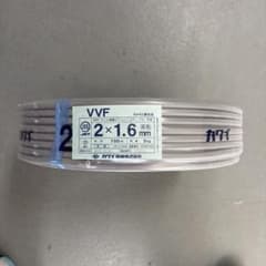 VVFケーブル 600V 2×1.6mm 100m - メルカリ