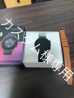 美品　スマートウォッチ amazfit gtr3 pro ブラック グローバル版のサムネイル