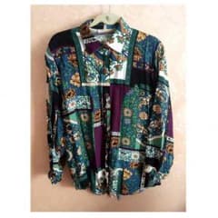 総柄シャツ 古着のサムネイル