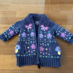 ANNA SUI mini ネイビー花柄アウター Fのサムネイル