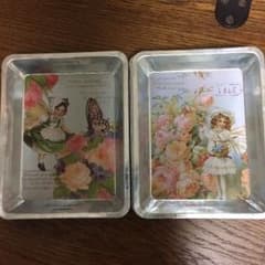 むくみ様専用 ブリキトレイとブリキポット６つずつ メルヘンのサムネイル