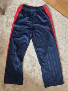 Puma ジャージパンツ ネイビー/レッド