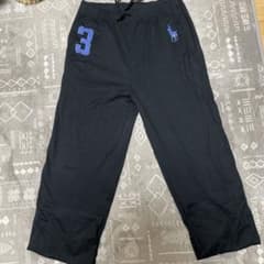 ロゴ付き黒パンツ ラルフローレン　サイズM Polo RalphLaurenのサムネイル