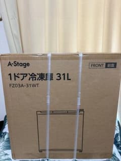 新品未使用品】A-Stage 1ドア冷凍庫 31L FZ03A-31WT - メルカリ