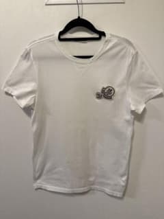MONCLER モンクレール 白 ロゴTシャツ 使用感ありのサムネイル