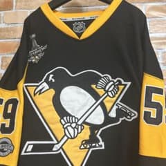 レア】リーボック製 CCM NHL ピッツバーグペンギンズ ホッケーシャツ 