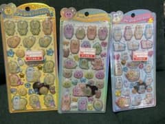 うるちゅるPOP SEAL 3種セット　おぱんちゅうさぎのサムネイル