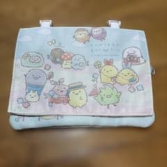 Sumikko Gurashi Portable Pocket Pouch with Clip - Holds Handkerchiefs, Small Items, and Tissues