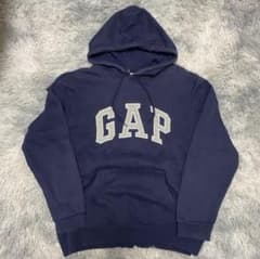 【古着】90s~ OLD GAP プルオーバーパーカー フーディー y2kのサムネイル