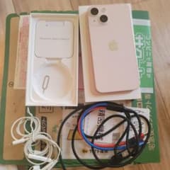 美品 Apple iPhone 13 mini 本体 ピンク 充電器 128GB - メルカリ
