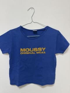 MOUSSY ORIGINAL WEAR 半袖Tシャツ ブルー　ミニTのサムネイル