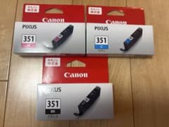 Canon PIXUS BCI-351 インクカートリッジ 3色セットのサムネイル