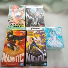 フィギュア 5点セット ワンピース ナルト ヒロアカ 初音ミク
