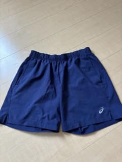 asics ランニングショートパンツ ネイビー XLのサムネイル