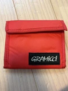 GRAMICCI 三つ折り財布 レッド ナイロン　ベルクロウォレットのサムネイル