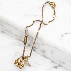 未使用に近い クロエ パディントン ブレスレット カデナ パドロック 南京錠 未使用に近い クロエ パディントン ブレスレット カデナ パドロック