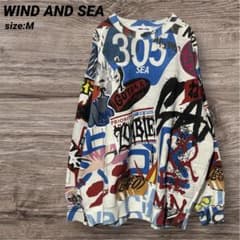 WIND AND SEA LEEKANKYO ウィンダンシー スウェット 総柄 - メルカリ