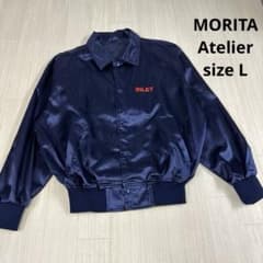 MORITA Atelier INLET ネイビー スタジアムジャケット - メルカリ