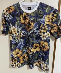 STUSSY メッシュ 花柄 半袖のサムネイル