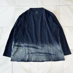 45R 森戸の四角Tシャツ(再びインディゴ) R刺繍 グラデーション 45周年 45R 森戸の四角Tシャツ(再びインディゴ) R刺繍 グラデーション 45周年