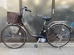中古電動自転車パナソニックビビDX 26インチバッテリー2個付き!横浜