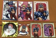ジョジョ　ミスタ缶バッジ６点セット ジョジョ ミスタ 缶バッジ ブロマイド 特典カード 7点セット - メルカリ