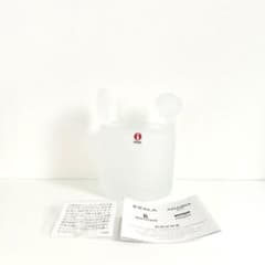 未使用品 イッタラ スノーキャッスル ポムポム フロストベース花瓶 未使用品iittala イッタラ スノーキャッスル ポムポム フロストベース