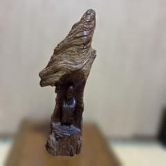 木彫り 観音像 置物 木工芸品のサムネイル