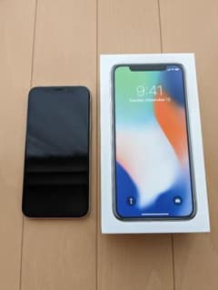 iPhone X Silver 64 GB アイフォン10　本体のサムネイル