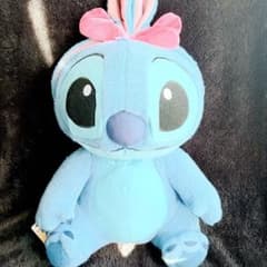 【値下げ】Stitch スティッチ うさ耳むすび V-BIG ぬいぐるみ