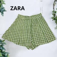 期間限定最終値下げ！ZARA ザラ　ギンガムチェック柄　ショートパンツXSのサムネイル