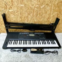PLAYTECH ポータブルキーボード PTK500 スタンド+ペダルセット - メルカリ