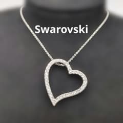 Swarovski ネックレス オープンハート クリスタルのサムネイル