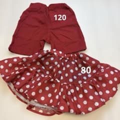 Litte スカート 80cm & ボトムス 120cm セットのサムネイル